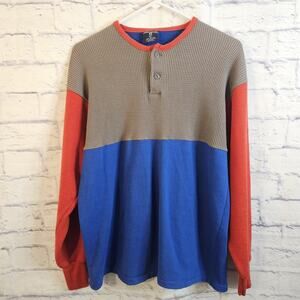Vintage Spalding Sweatshirt Mens XL Colorblock Crew Neck Active
